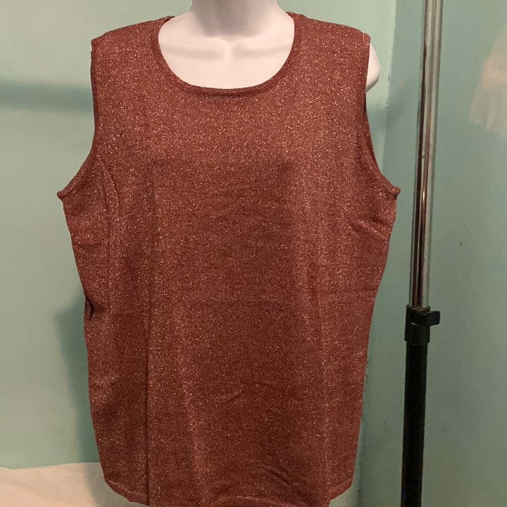 SUSAN GRAVER tank top size 1X great condition